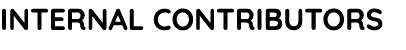 Internal Contributors
