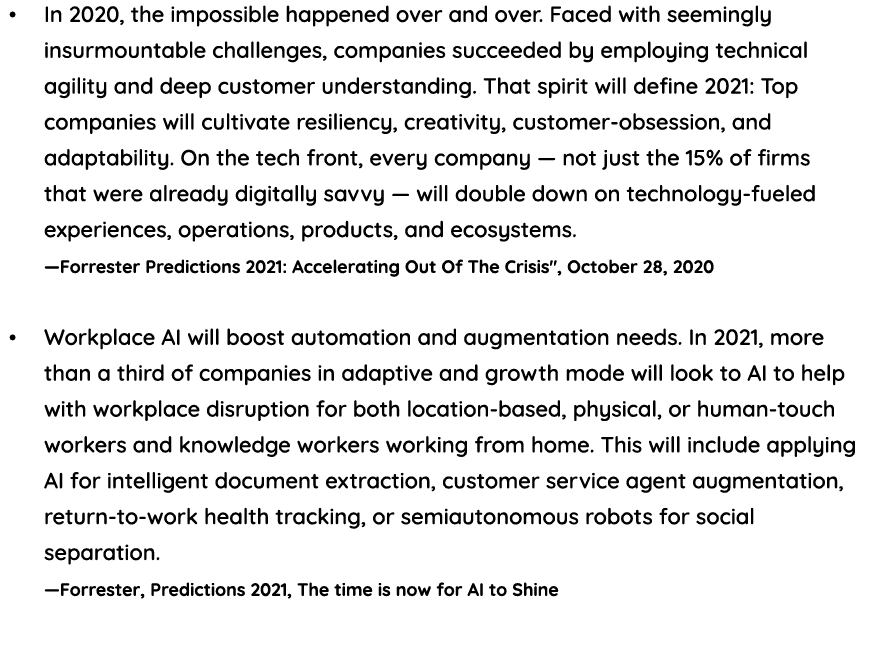   In 2020, the impossible happened over and over  Faced with seemingly insurmountable challenges, companies succeeded   