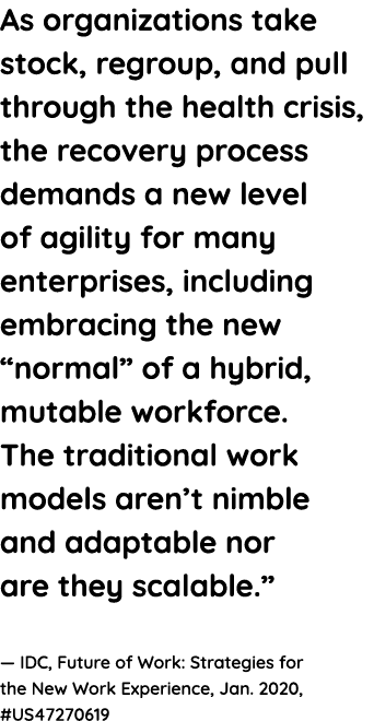 As organizations take stock, regroup, and pull through the health crisis, the recovery process demands a new level of   